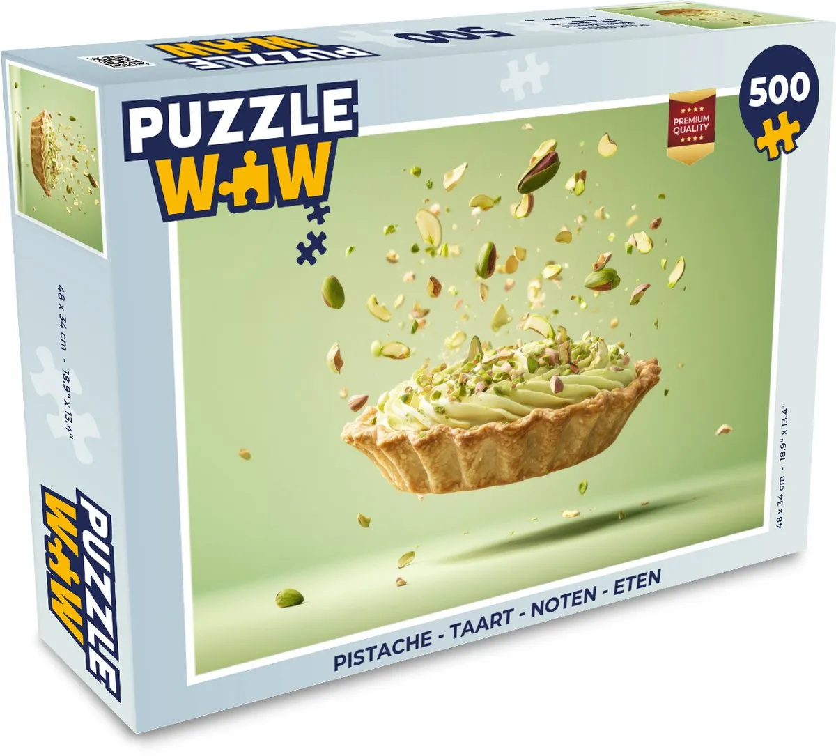 PuzzleWow Pistache Taart Legpuzzel 500 Stuks