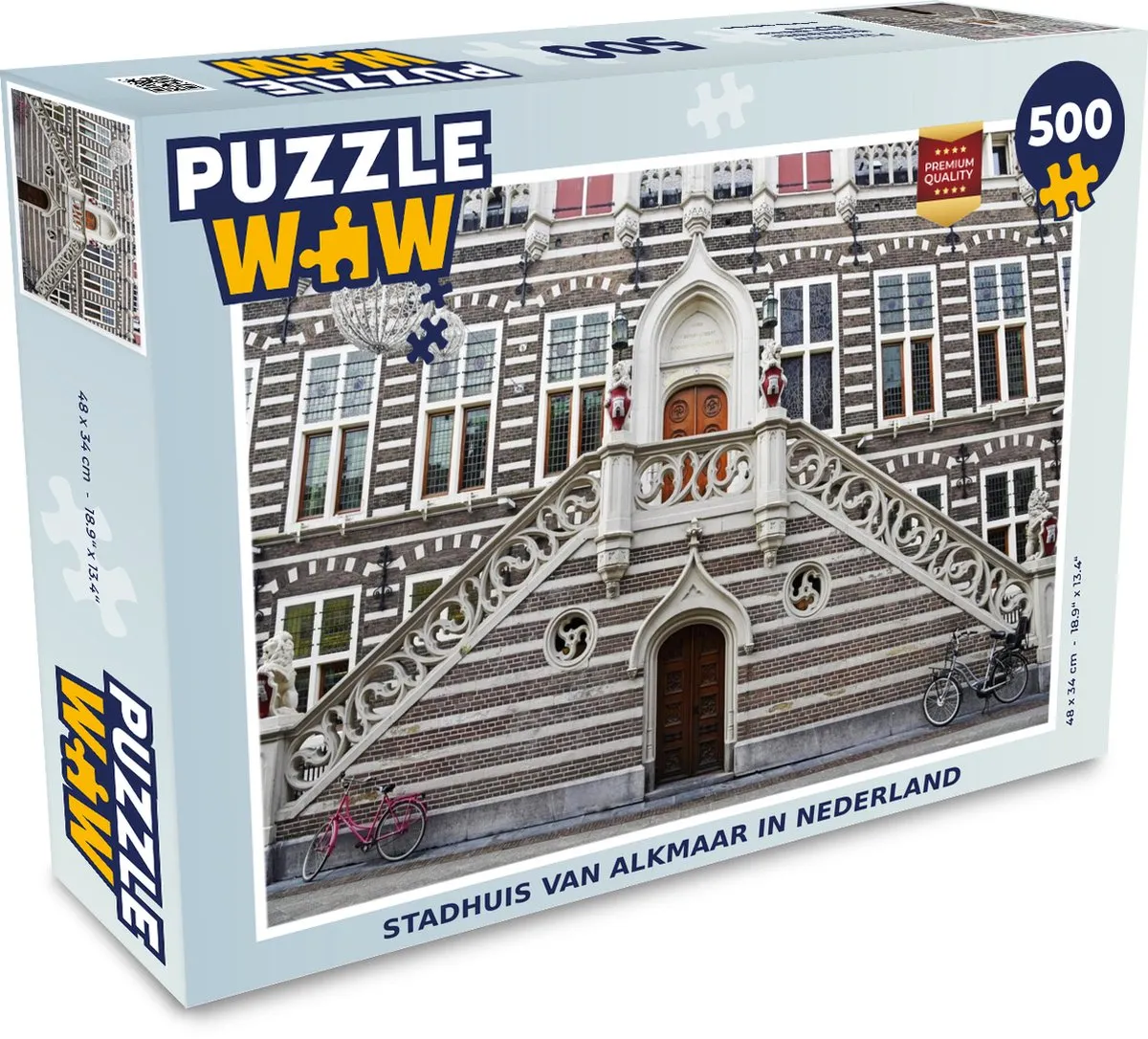 PuzzleWow Alkmaar Legpuzzel 500 Stuks
