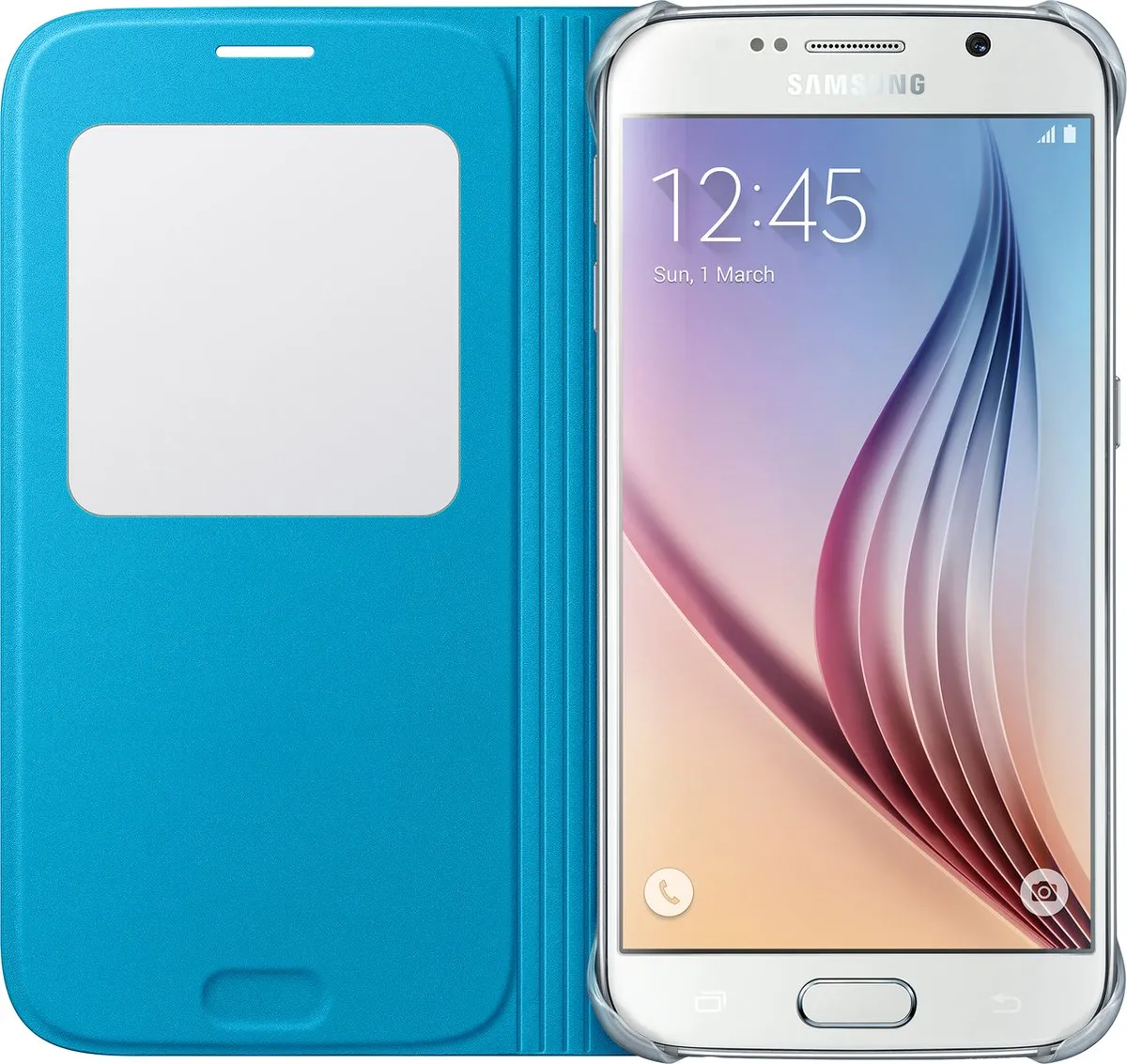 Samsung S-View Cover Canvas Galaxy S6 - Blauw
