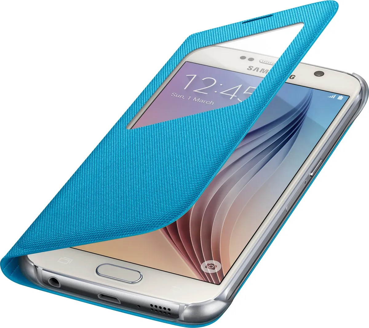 Samsung S-View Cover Canvas Galaxy S6 - Blauw