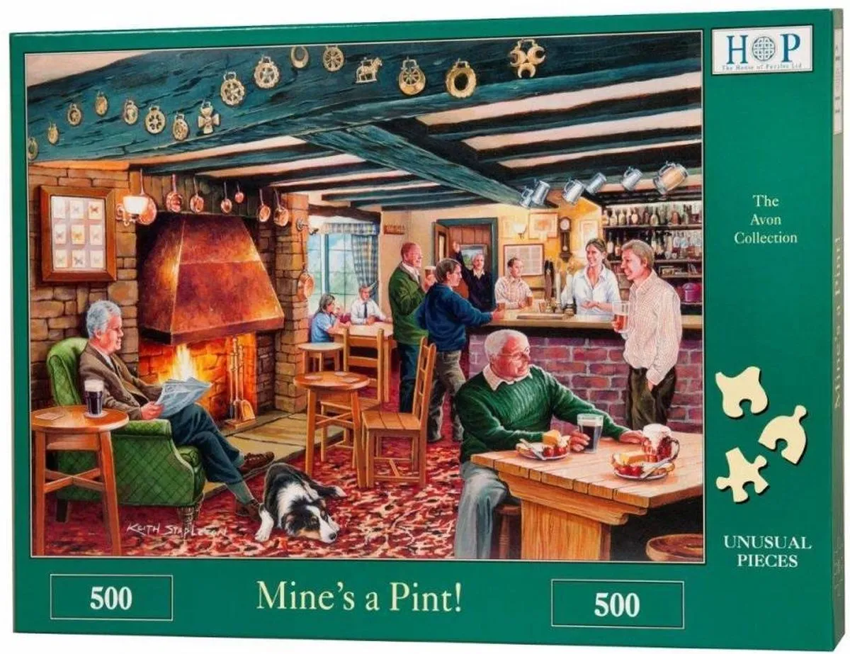 House Of Puzzles Mine's a Pint Puzzel 500 Stuks