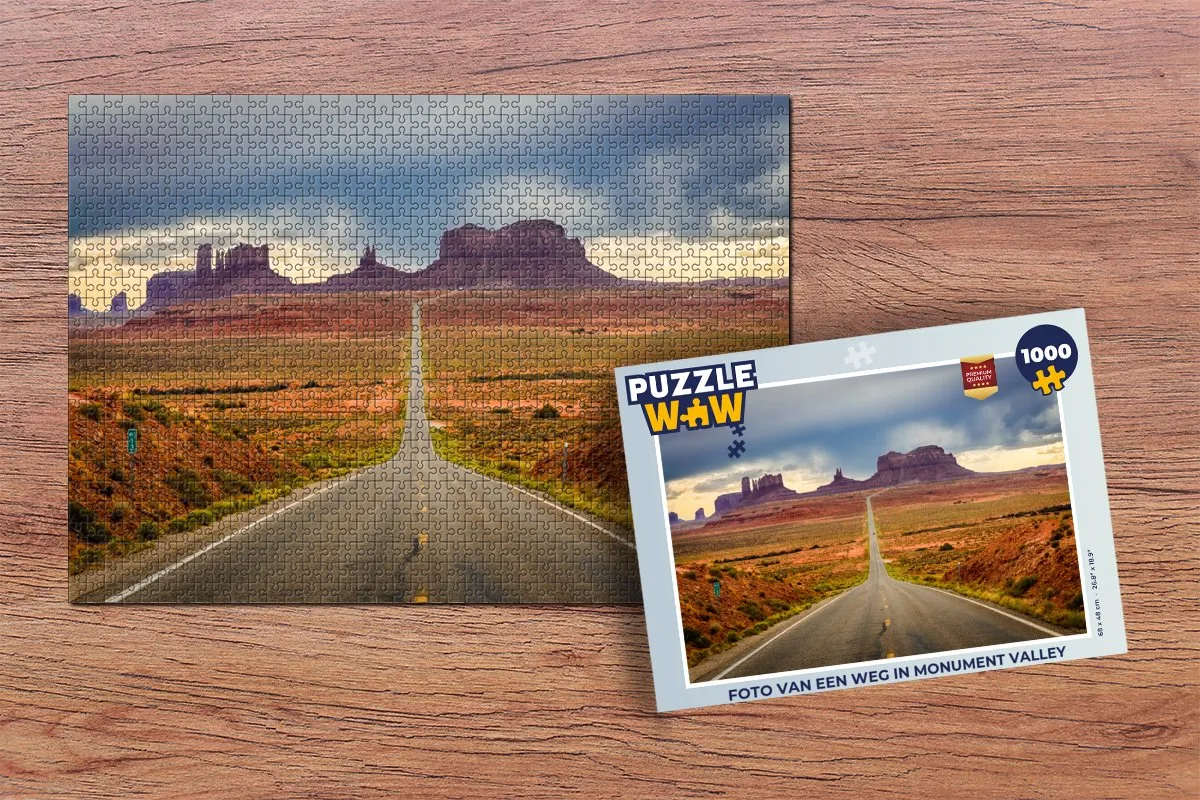 PuzzleWow Monument Valley Legpuzzel 1000 Stuks - Multicolor