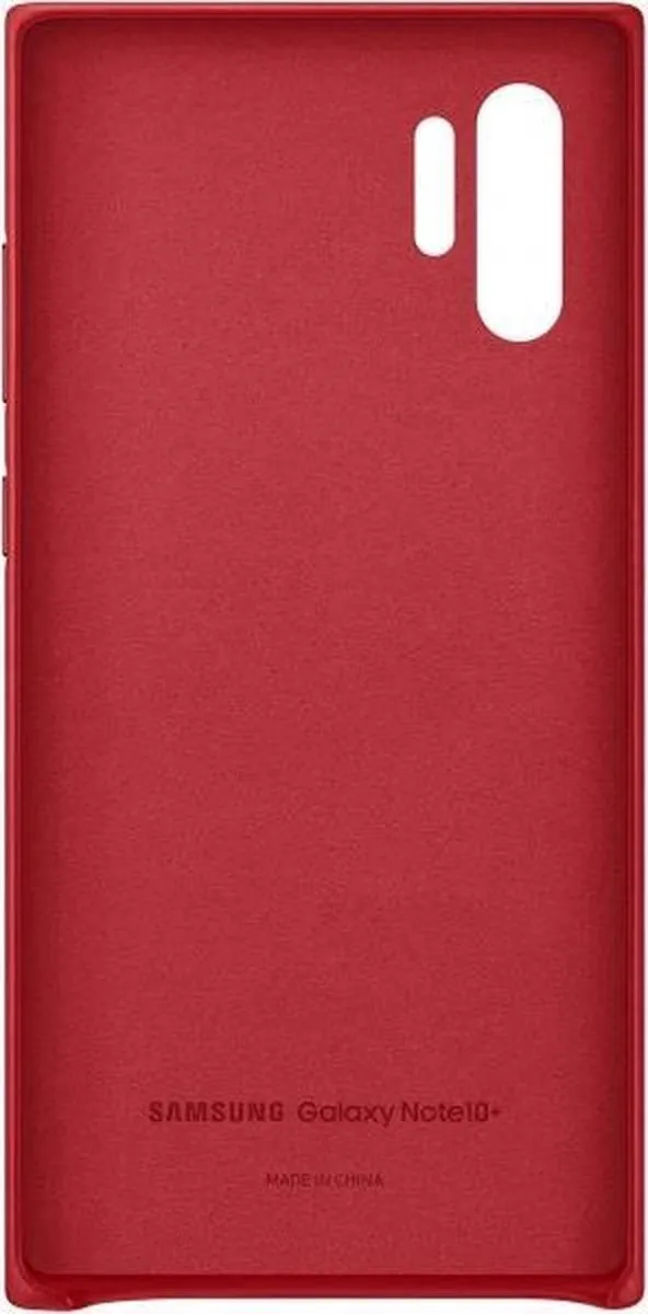 Samsung Galaxy Note 10+ Lederhoes - Rood EF-VN975LREGWW - afbeelding 6 van 6