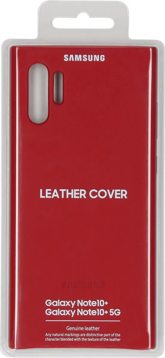 Samsung Galaxy Note 10+ Lederhoes - Rood EF-VN975LREGWW