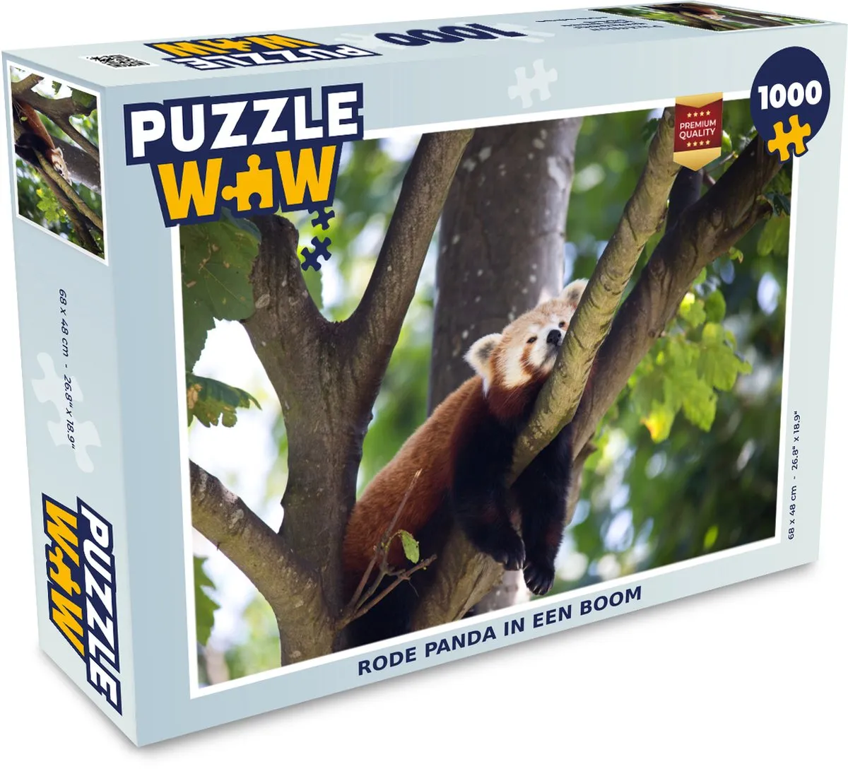 PuzzleWow Puzzel Panda 1000 Stuks