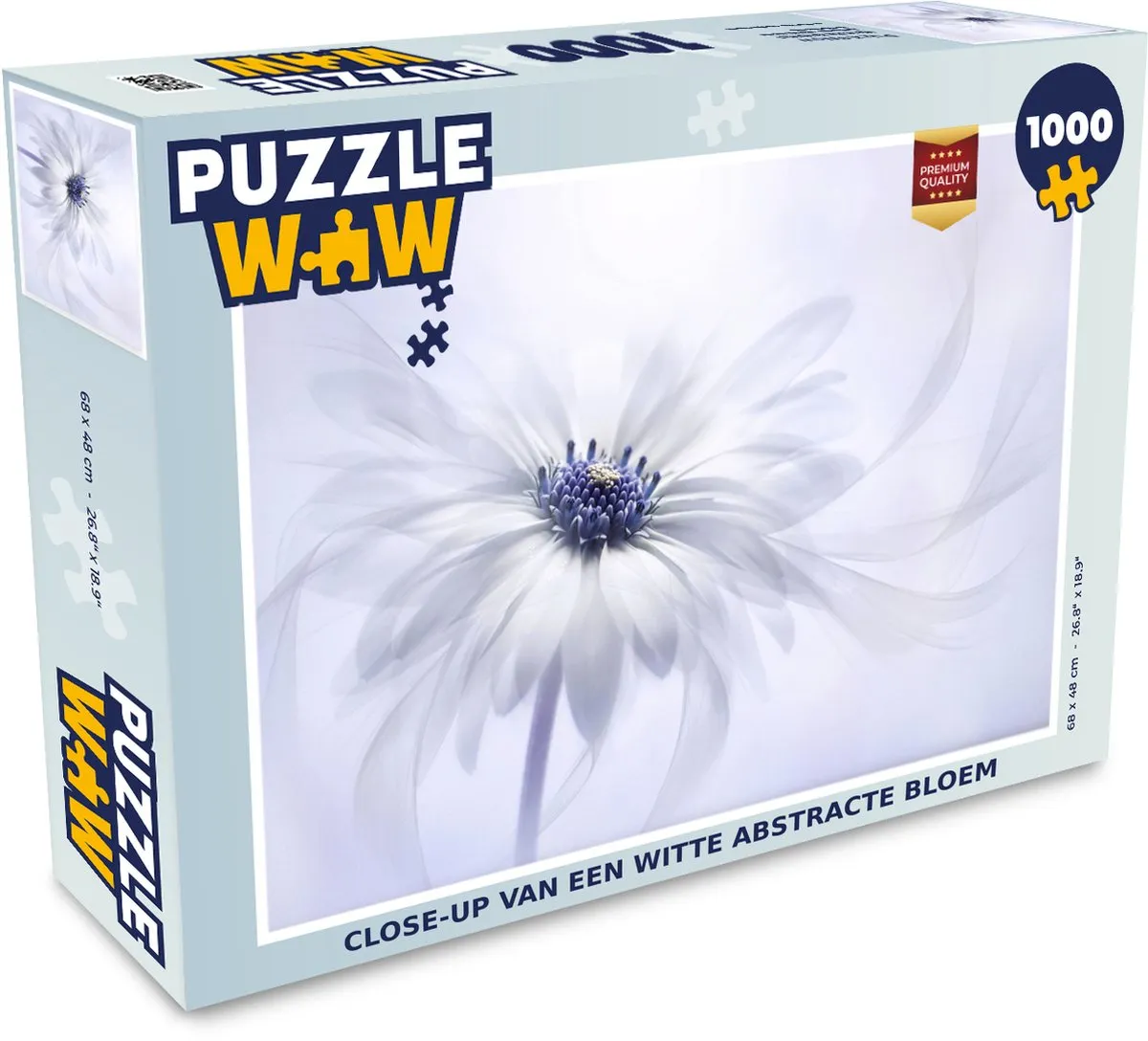 PuzzleWow Bloem Abstract Legpuzzel 1000 Stuks