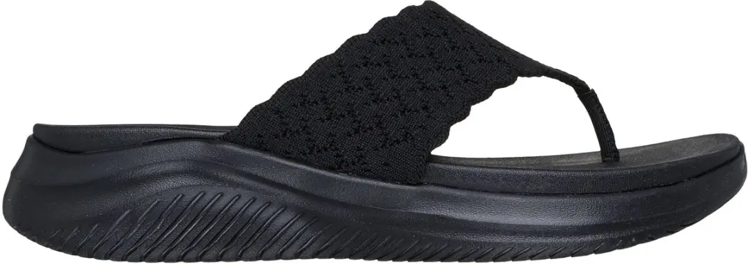 Skechers ULTRA FLEX 3.0 SANDAL-RHYTHM Dames Slippers - Zwart