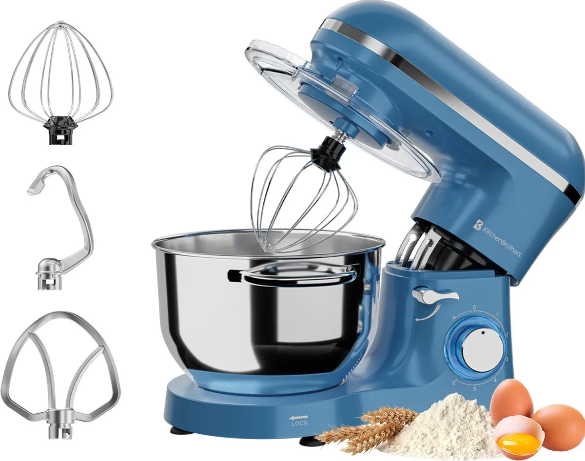 KitchenBrothers 2000W Keukenmachine 6,2L