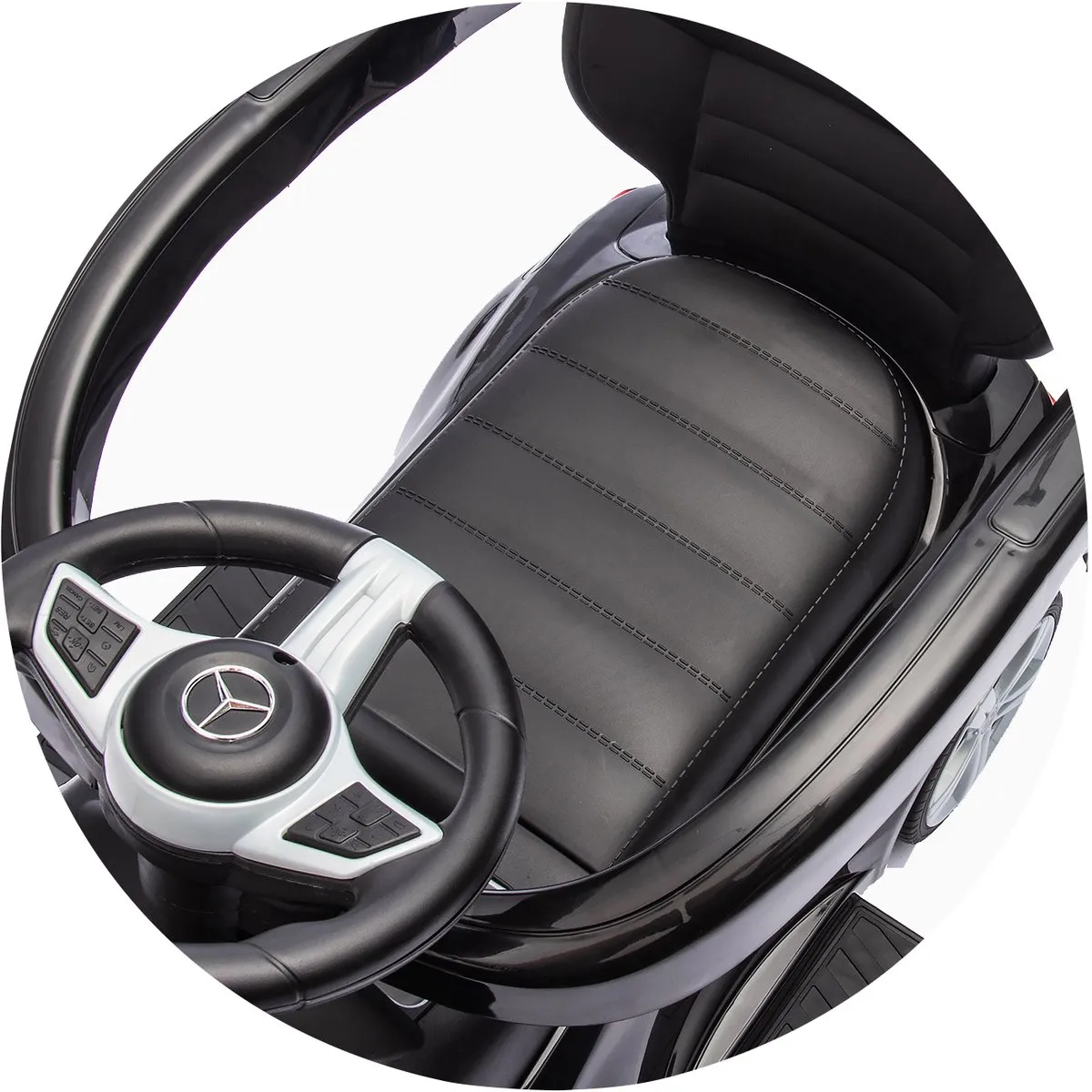 Mercedes-Benz C-Class Loopauto Duwstang - Zwart