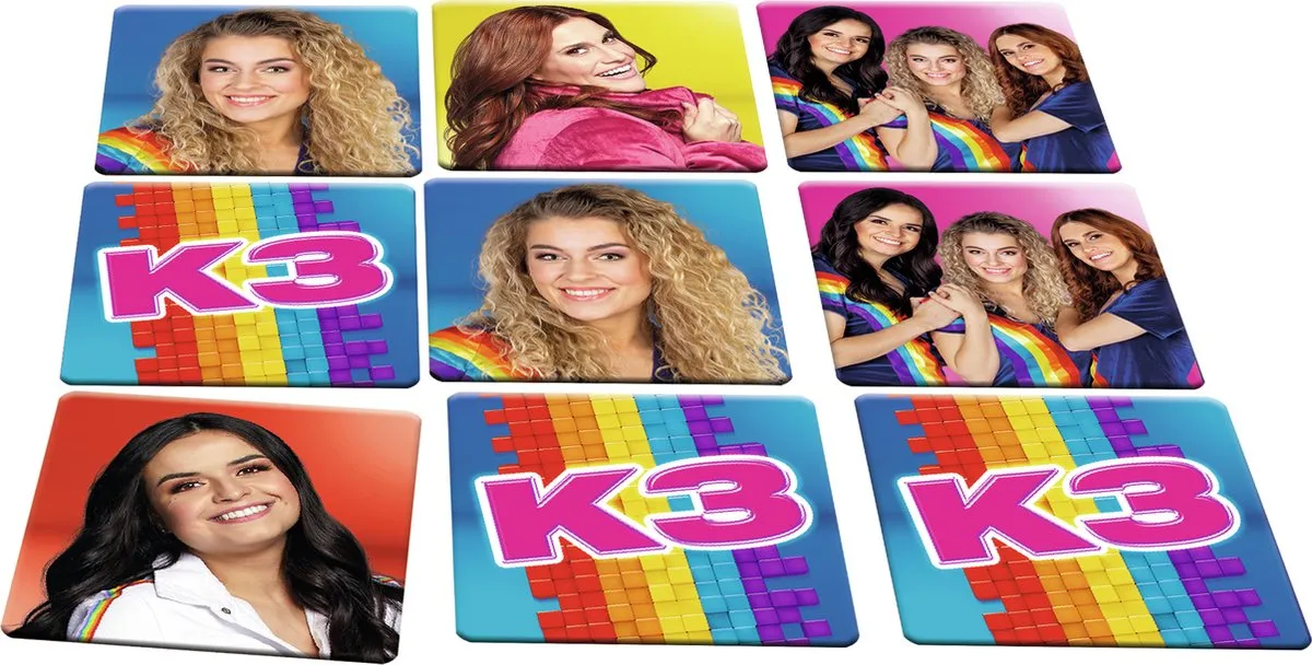 K3 memo MEK3B200030 Memokaarten - 72 Stuks
