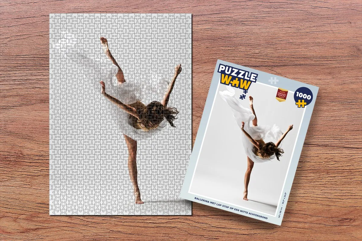 PuzzleWow Ballerina Legpuzzel 1000 Stuks - Multicolor