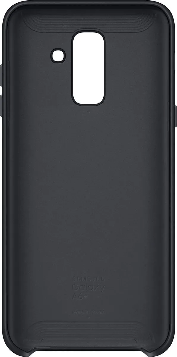 Samsung Galaxy A6+ Dual Layer Cover EF-PA605CBEGWW - Zwart