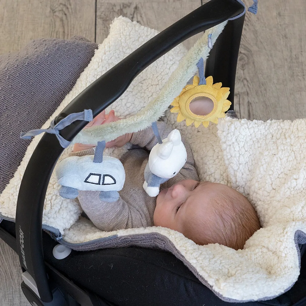 Nijntje Wagenspanner Fluffy Blauw