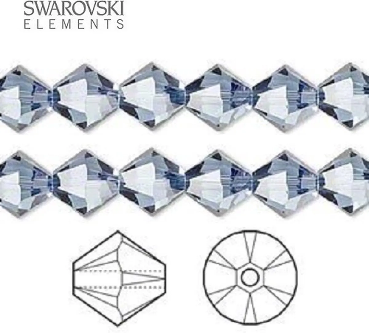 Swarovski Elements Xilion Bicone 5328