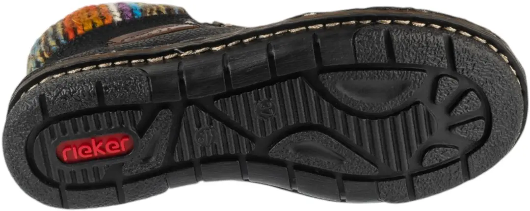 Rieker Booties Dames Laarsjes - Zwart - Maat 37 - afbeelding 4 van 5