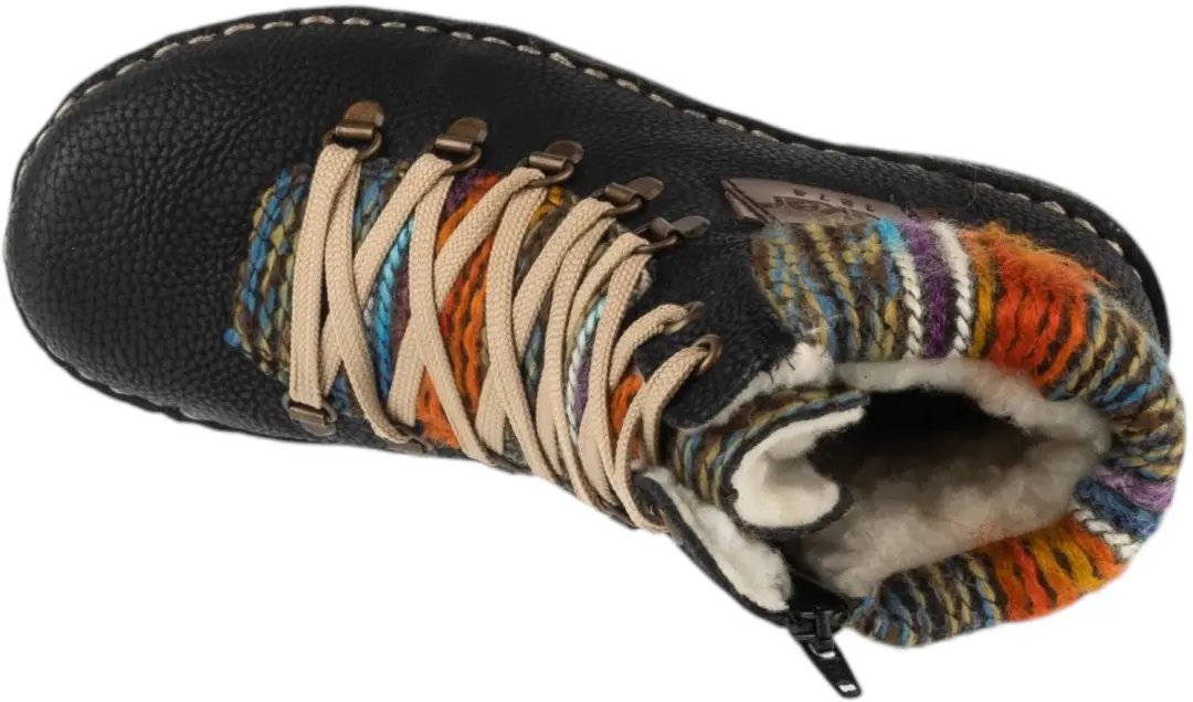 Rieker Booties Dames Laarsjes - Zwart - Maat 37 - afbeelding 3 van 5