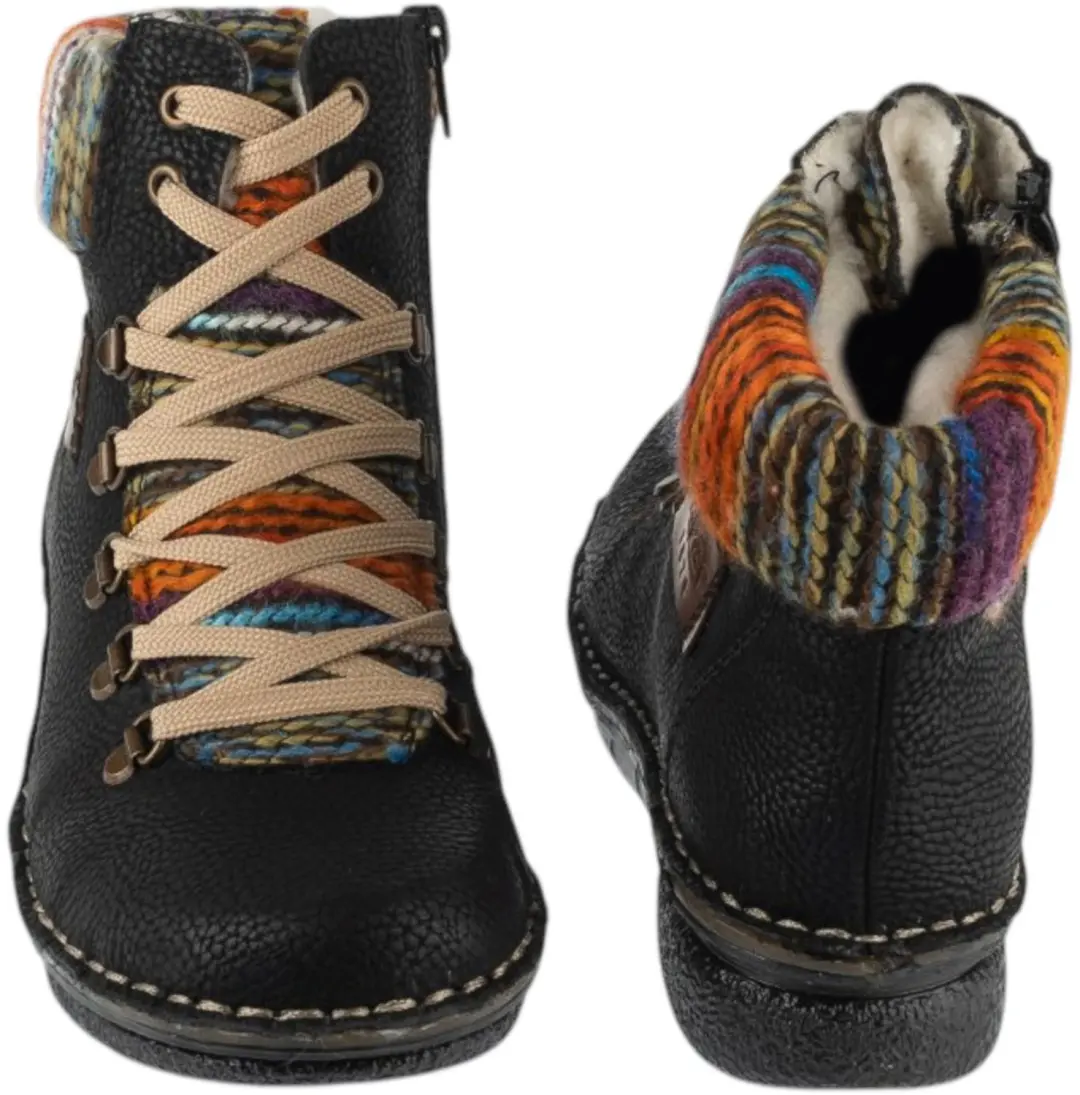 Rieker Booties Dames Laarsjes - Zwart - Maat 37 - afbeelding 5 van 5