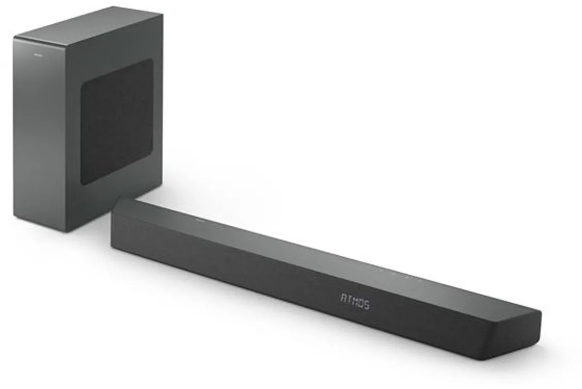Philips TAB8507/10 - Soundbar met draadloze subwoofer - 3.1 kanalen - Zilverkleurig