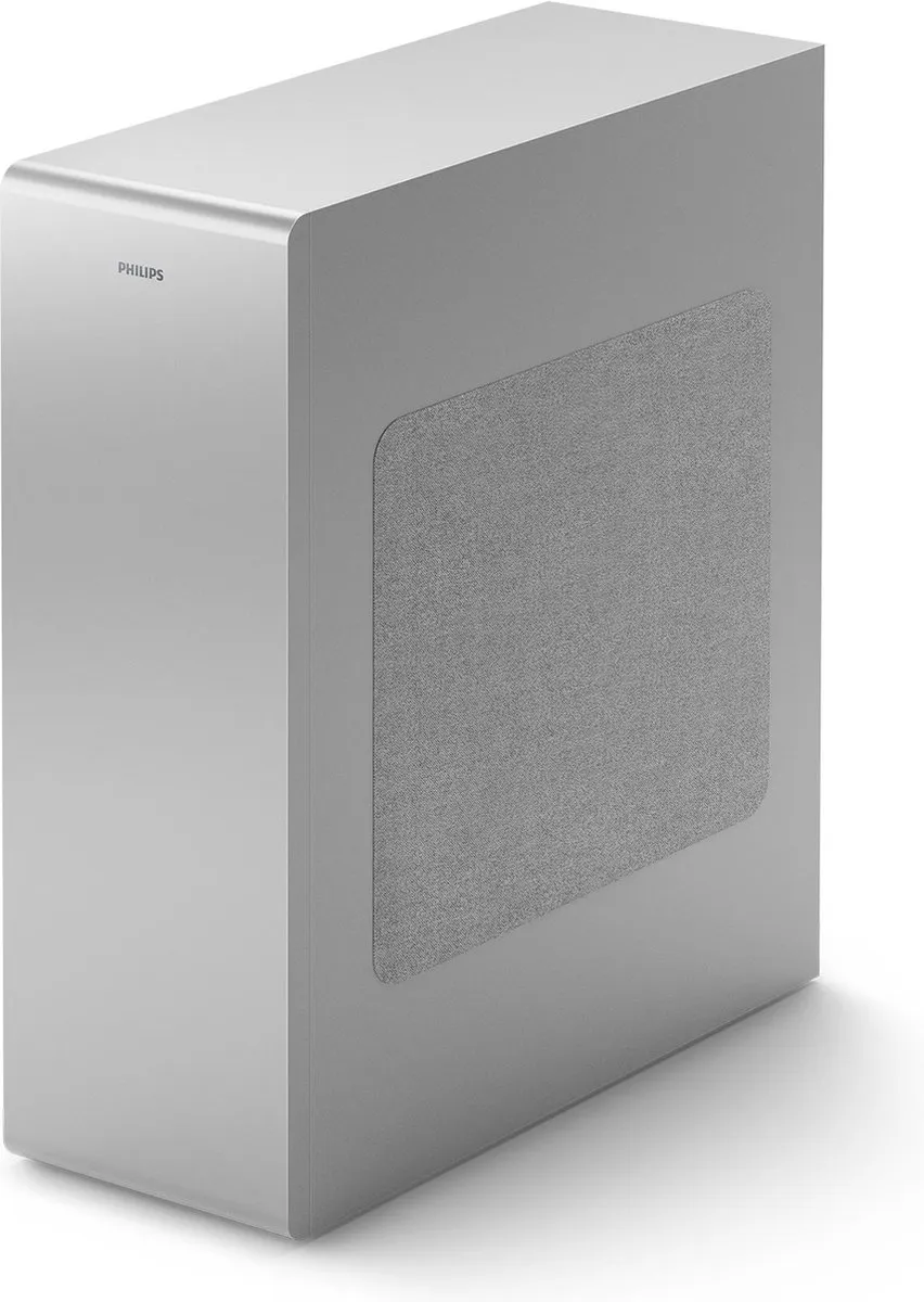 Philips TAB8507/10 - Soundbar met draadloze subwoofer - 3.1 kanalen - Zilverkleurig