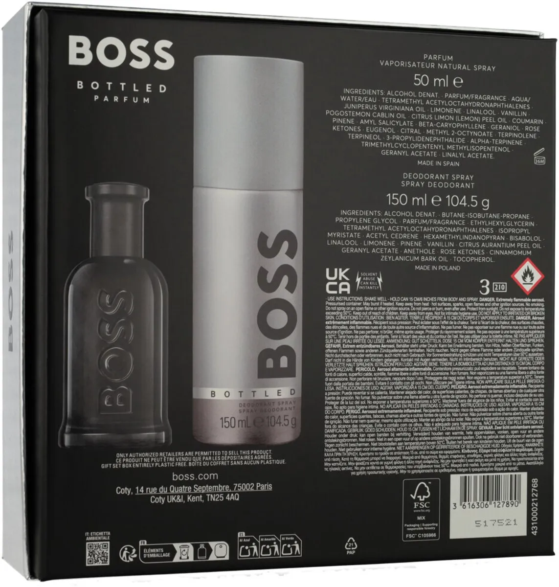 Hugo Boss Geschenkset Parfum & Deo - 2g