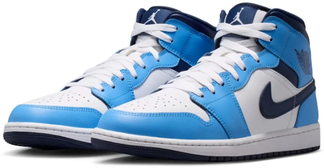 Jordan 1 Mid University Blue Midnight Navy