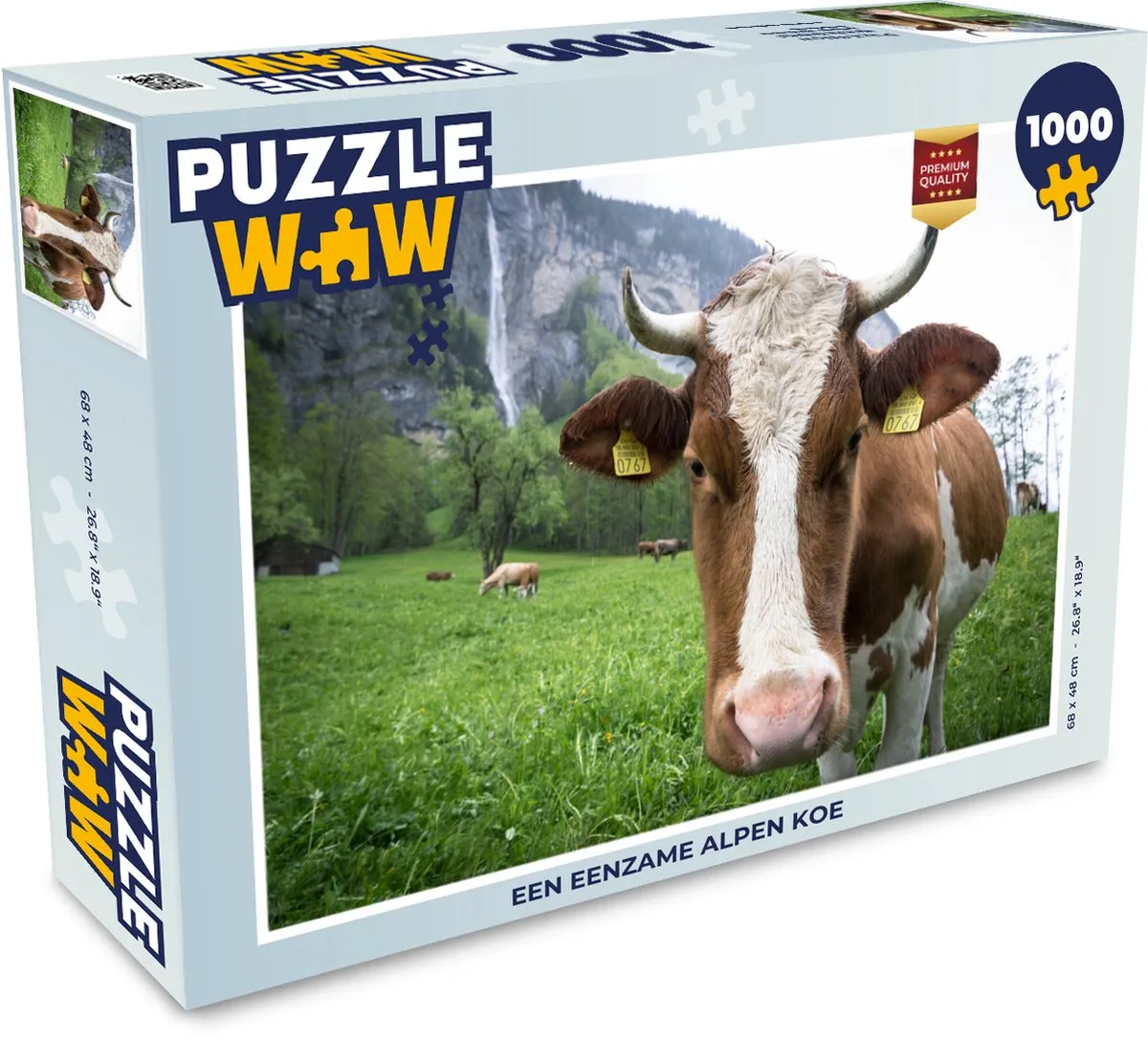PuzzleWow Natuur Oostenrijk Legpuzzel 1000 Stuks - Multicolor