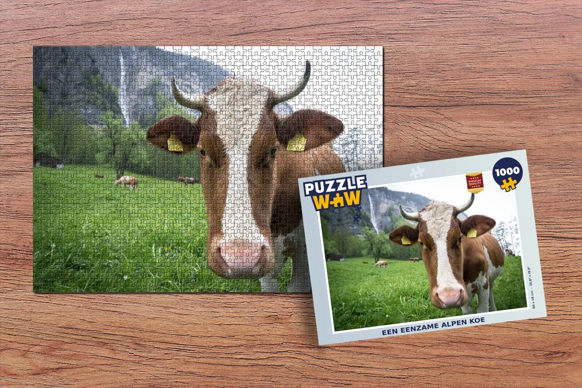 PuzzleWow Natuur Oostenrijk Legpuzzel 1000 Stuks - Multicolor