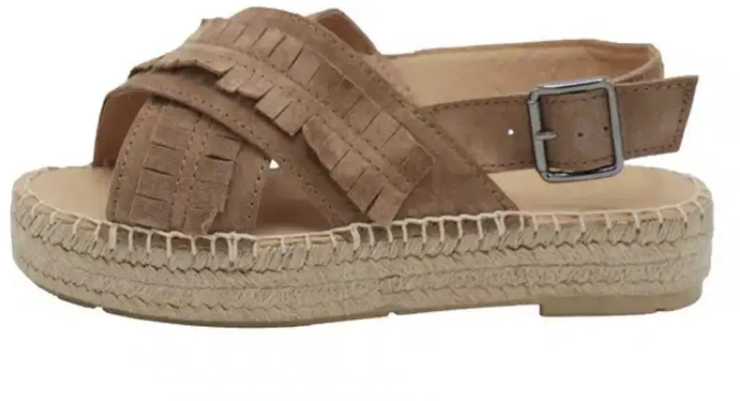 VIA VAI Mondi Noel Espadrilles Dames Cognac - Maat 38 - afbeelding 3 van 6