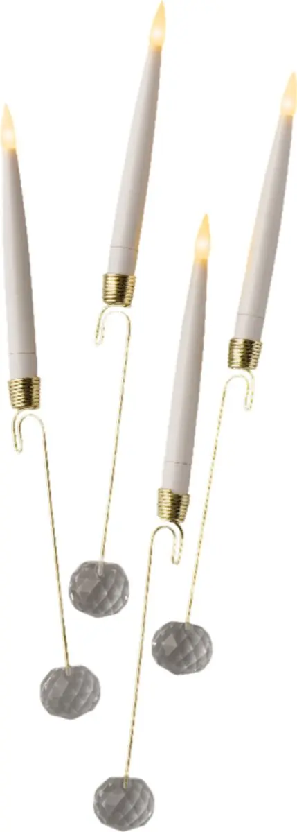 Lumineo LED Candle 15cm Warm Wit