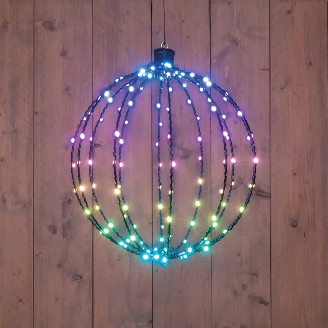 Anna's Collection Lichtbol 40cm - 144 LED RGB - afbeelding 5 van 5