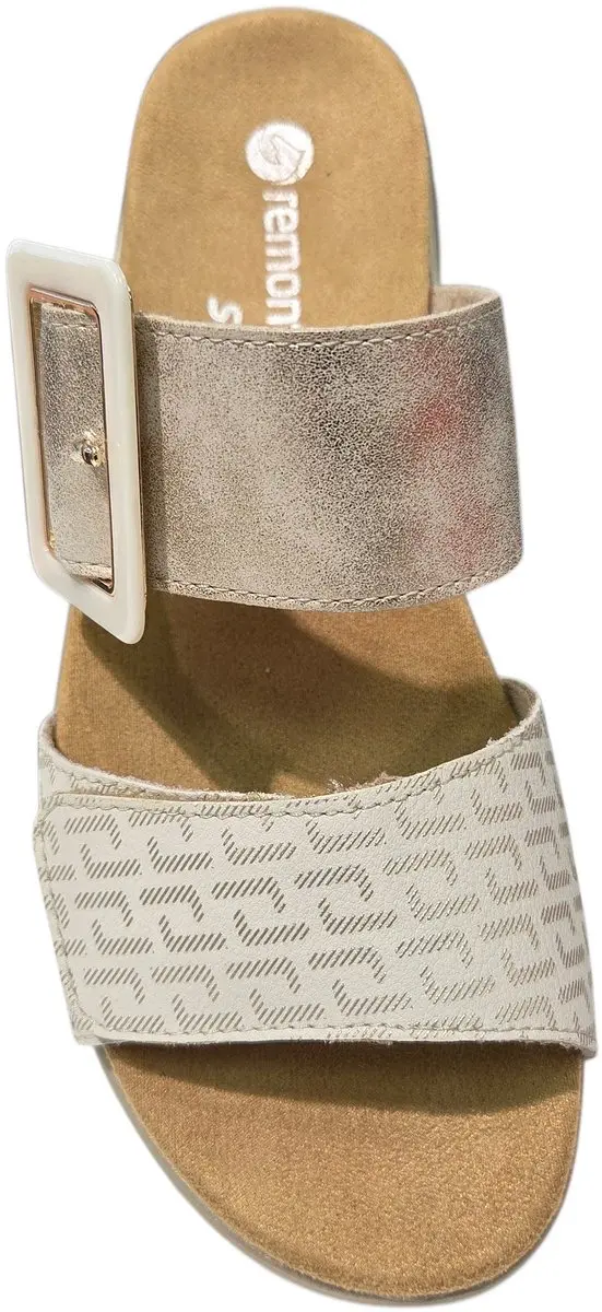 Remonte D1J61-90 Slippers - Beige/Goud - 37 - afbeelding 2 van 6
