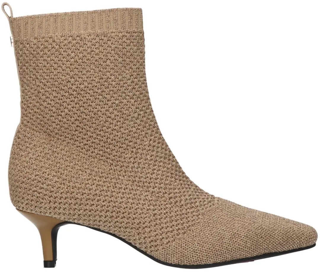 La Strada Enkellaars Goud Knitted