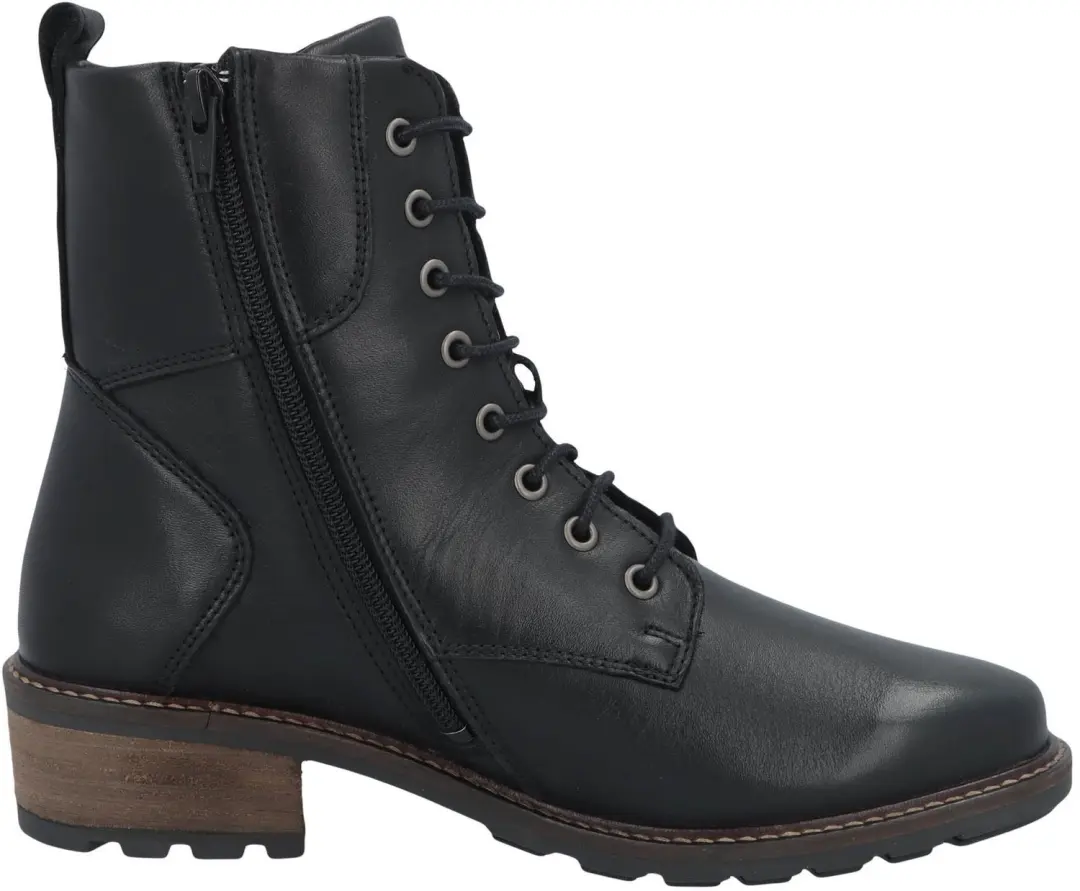 Solidus Kinga 61000-01006 Dames Veterboot - Zwart - Maat 37 - afbeelding 4 van 6
