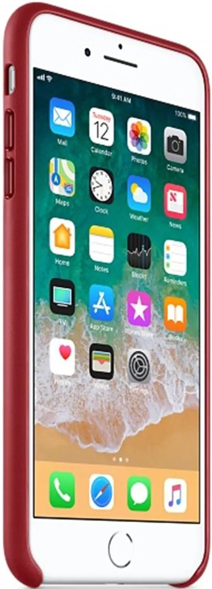 Apple iPhone 7/8 Plus Leren Hoesje MQHN2ZM/A - Rood