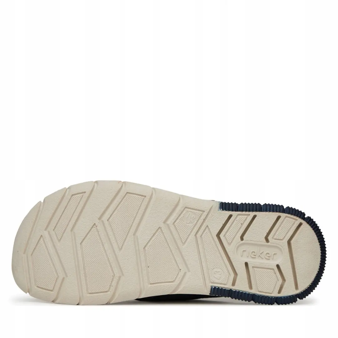 Rieker Heren Slippers Blauw RIEKER-CEO-25283-14