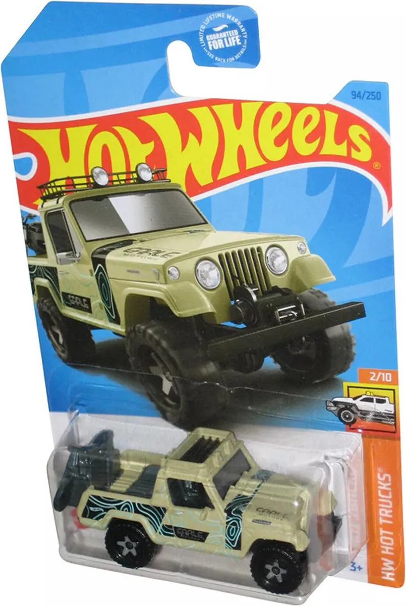 Hot Wheels Jeepster '67 Commando HW Hot Trucks 1:64 - 21A - Sand Army