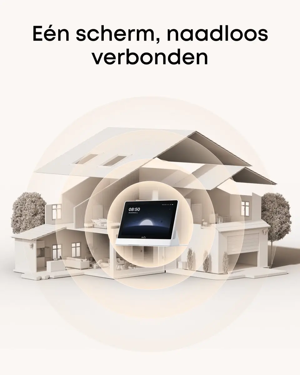Eufy Smart Display E10 - 8" - Wit - afbeelding 6 van 6