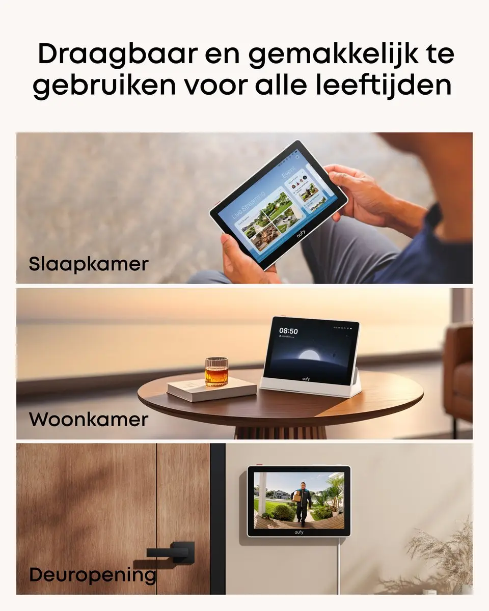 Eufy Smart Display E10 - 8" - Wit - afbeelding 4 van 6