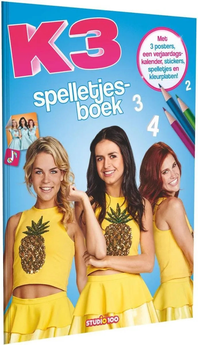 Studio 100 K3 Spelletjesboek Pina Colada