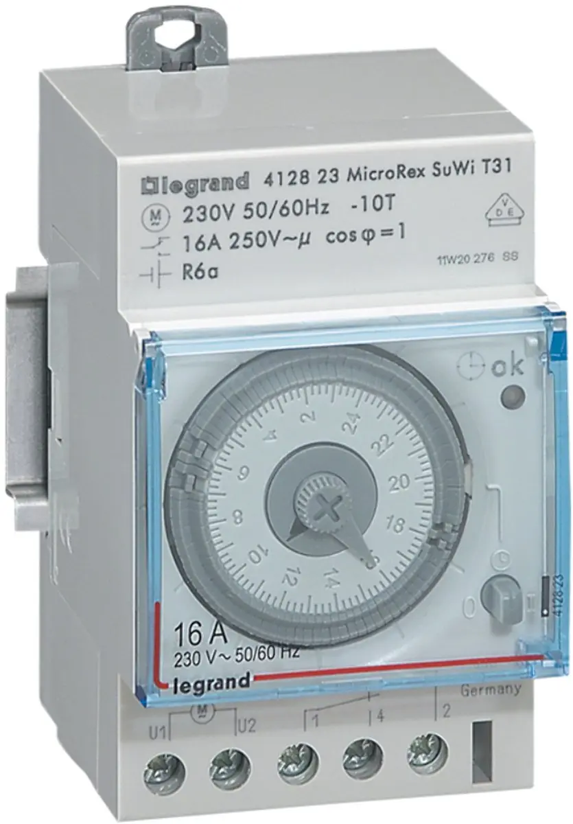 Legrand MicroRex 412823 Analoge Schakelklok