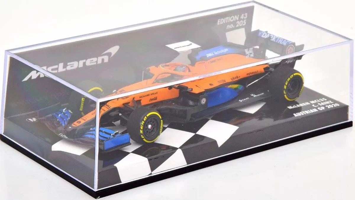 Formule 1 McLaren MCL35 #55 C. Sainz Austrian GP 2020 - Minichamps