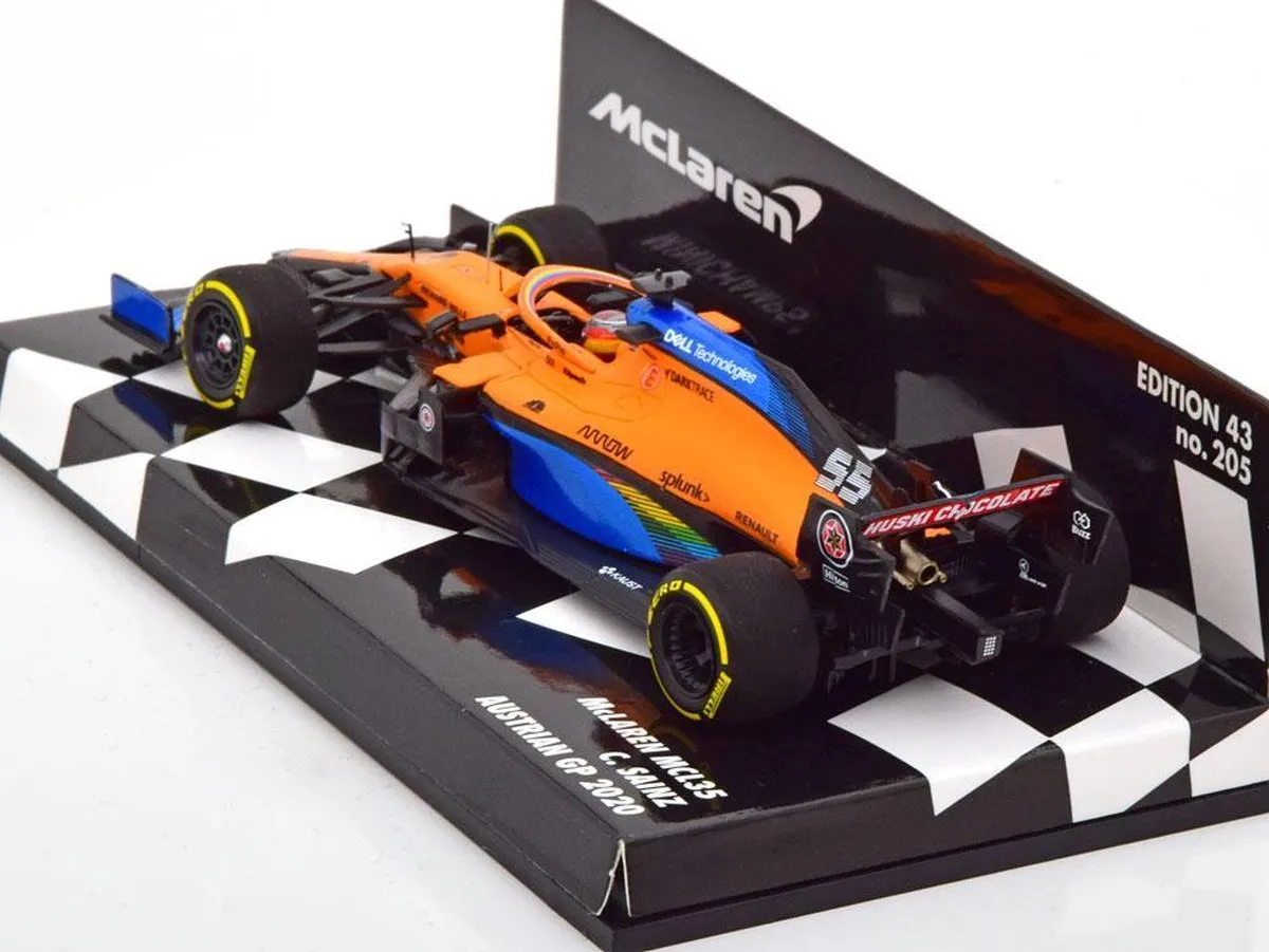 Formule 1 McLaren MCL35 #55 C. Sainz Austrian GP 2020 - Minichamps