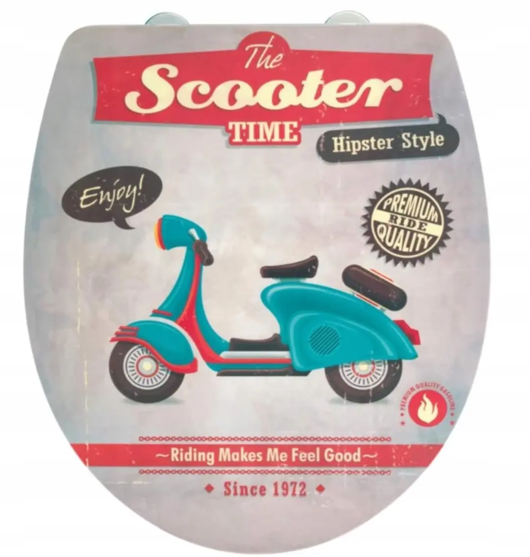 Wenko Toiletbril Vintage Scooter