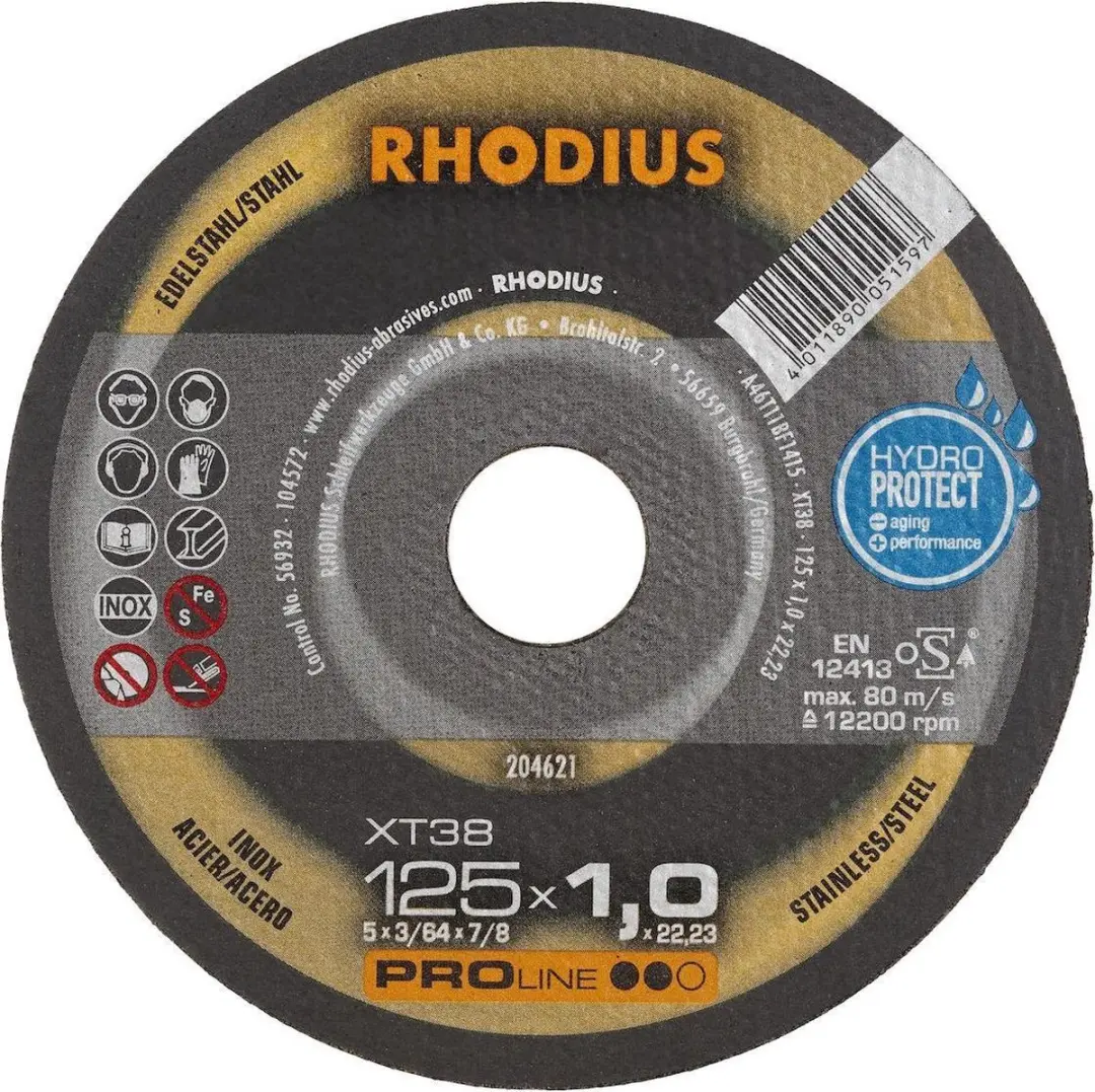 Rhodius XT38 Snijschijf 125mm Metaal