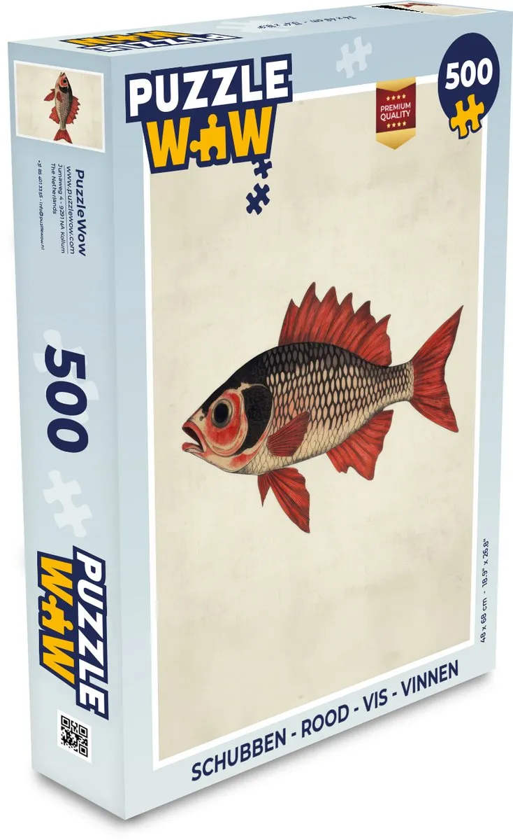 PuzzleWow Puzzel Schubben Vis
