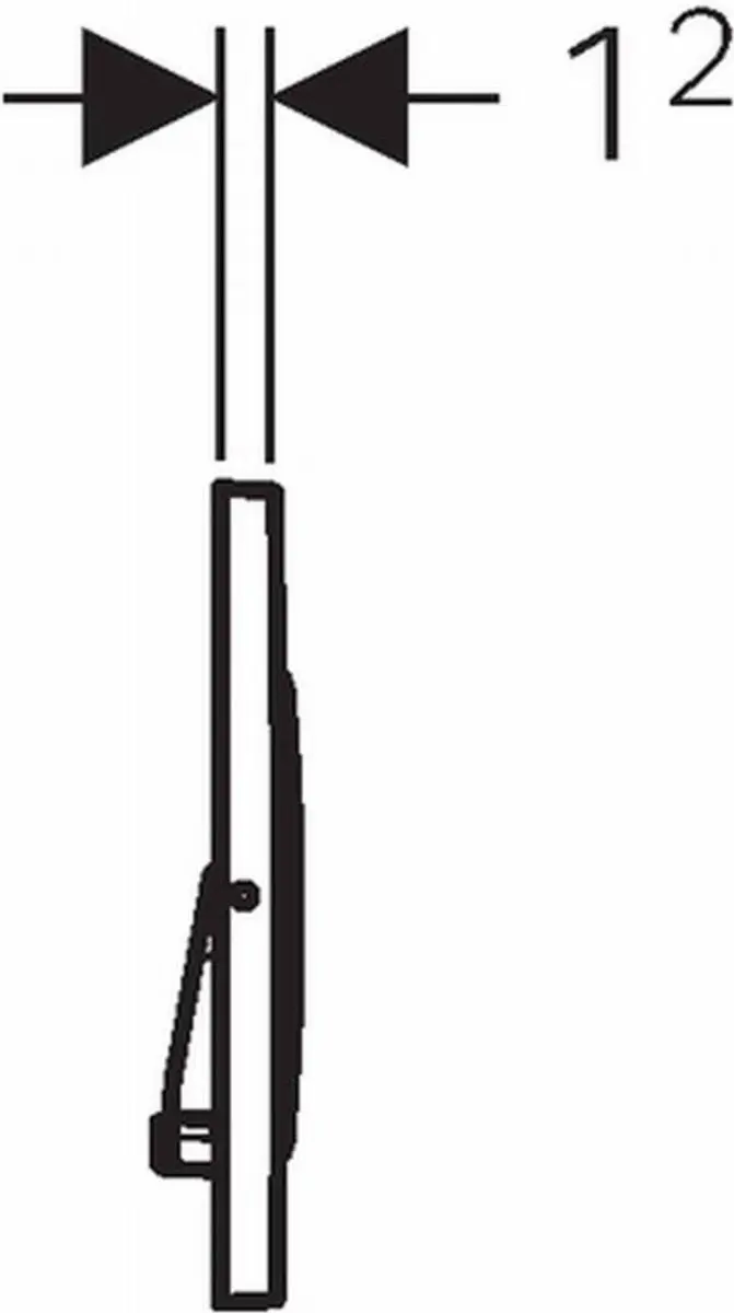 Geberit Sigma20 Trekkerplaten - RVS geborsteld - afbeelding 6 van 6