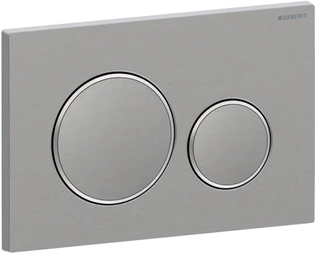 Geberit Sigma20 Trekkerplaten - RVS geborsteld