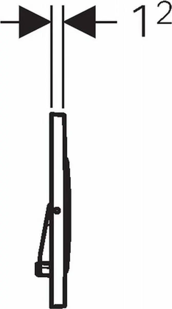 Geberit Sigma20 Trekkerplaten - RVS geborsteld - afbeelding 5 van 6