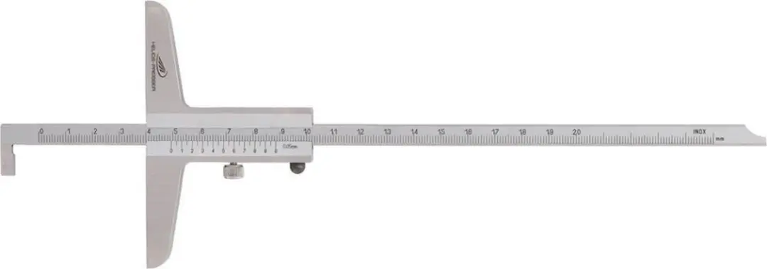 Diepteschuifmaat m. afg. meetstift 1/20 150x100mm HP