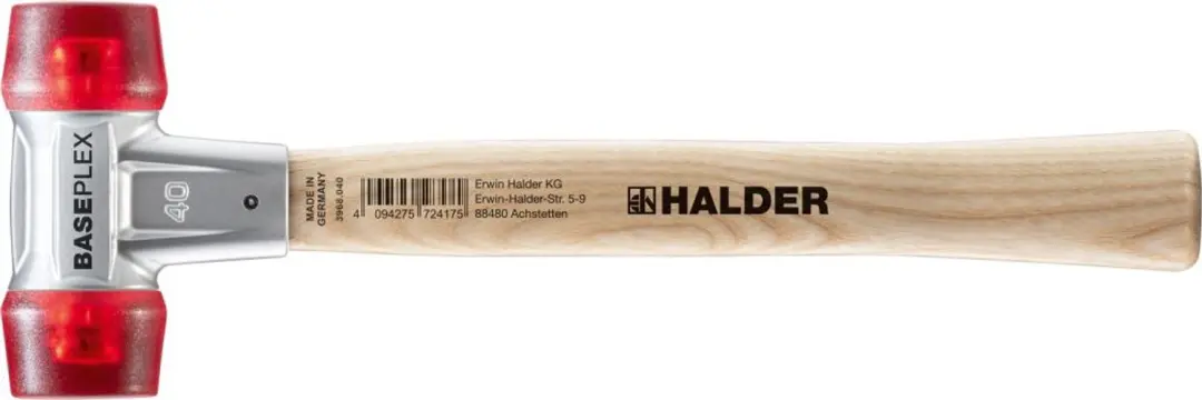 Halder Baseplex Zachte Hamer 40mm